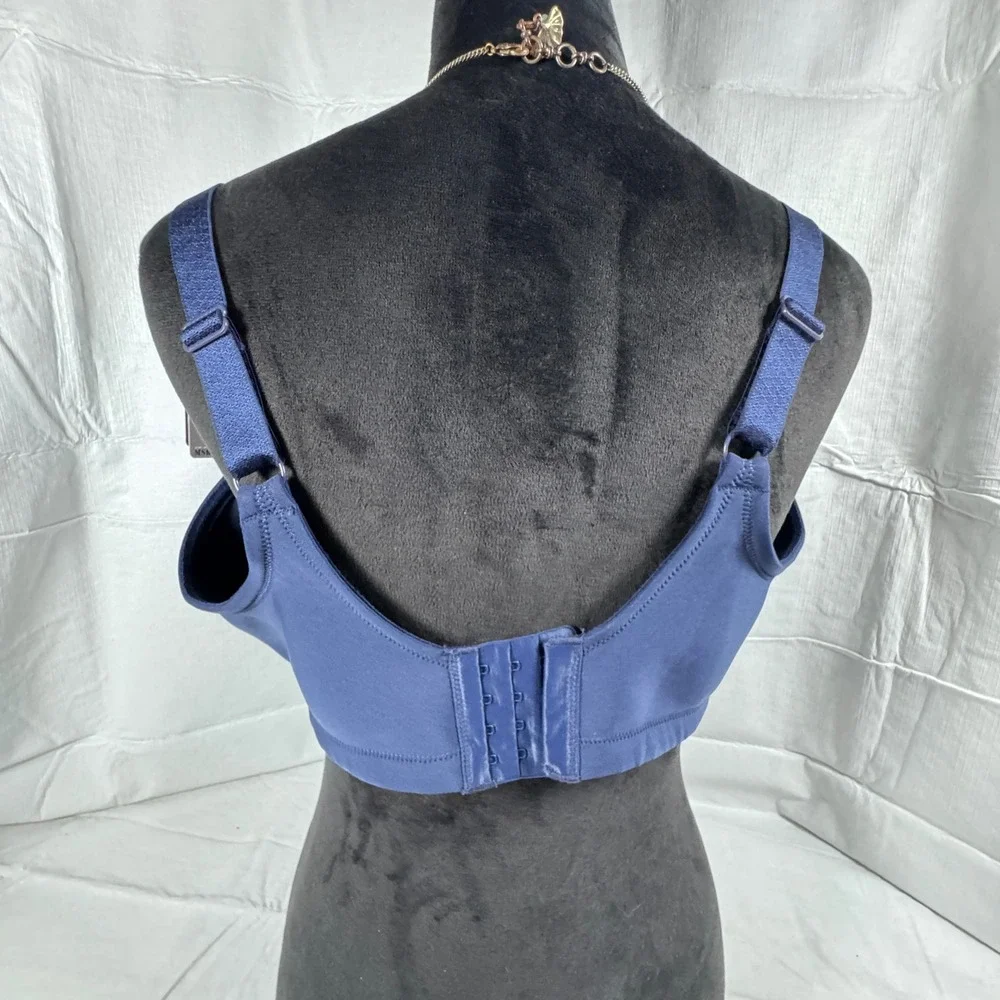 Vanity Fair Beauty Back Wireless Support Womens Bra 71380 Ghost Navy 44C